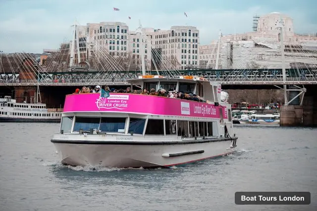 Boat Tours London – Thames River Cruise with Optional London Eye Ticket