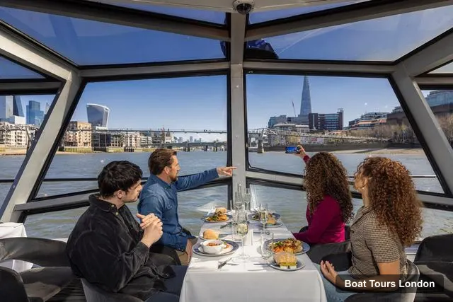 Boat Tours in London – Lunch Cruise on the River Thames