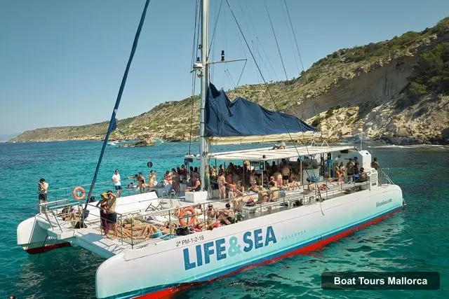 Boat Tours in Mallorca – Palma: Catamaran Cruise with Swimming and Snorkelling