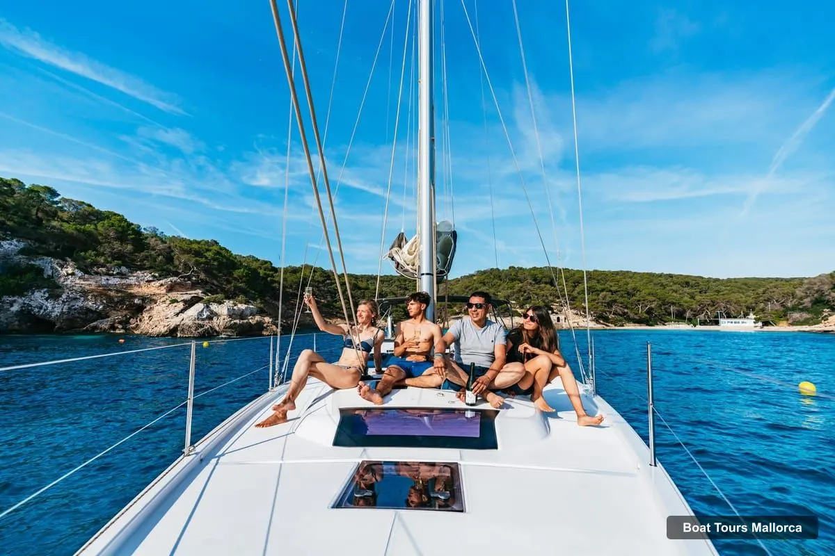 Boat Tours Mallorca – Midday or Sunset Sailing with Snacks and Open Bar
