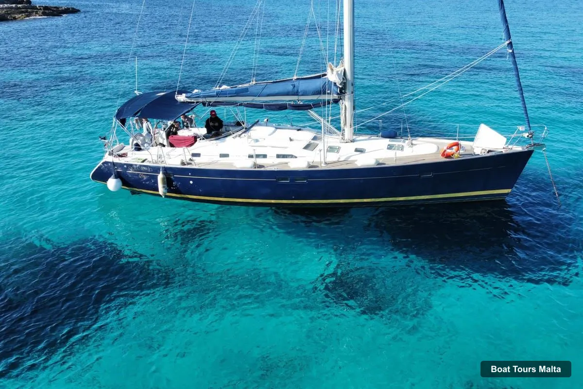 Boat Tours in Malta – Malta, Gozo & Comino: 7-Hour Secluded-Bay Sailing Charter (photo 3)
