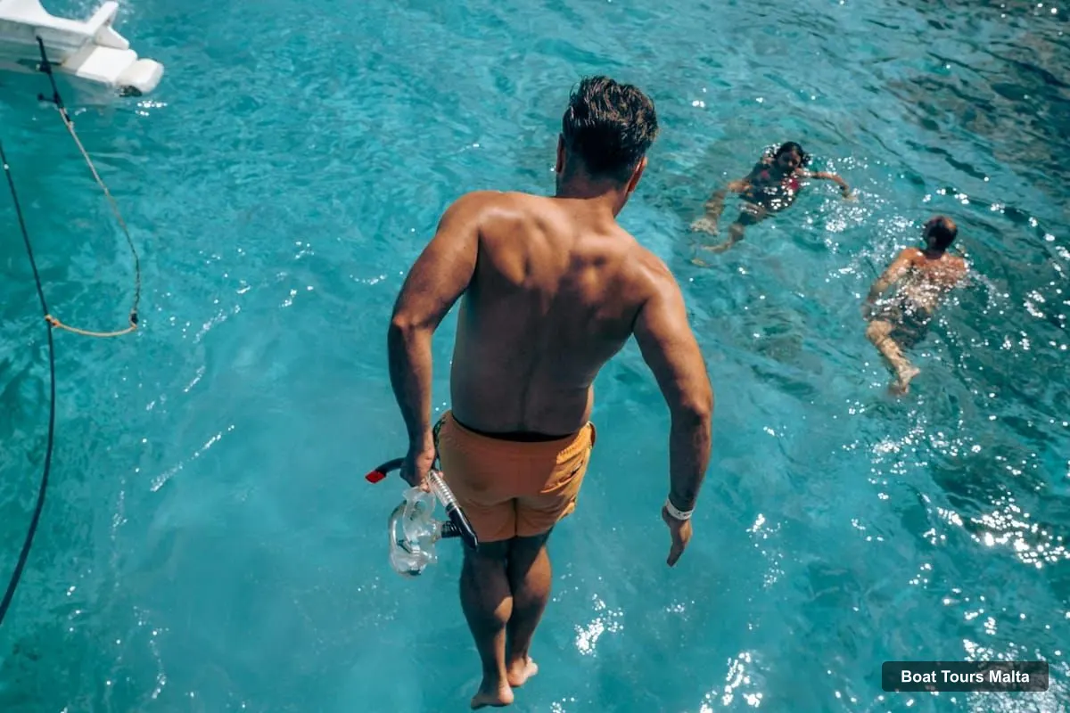 Malta Boat Trips – Blue Lagoon & Comino Cruise – Snorkeling, Slide & Swim Stops (photo 3)