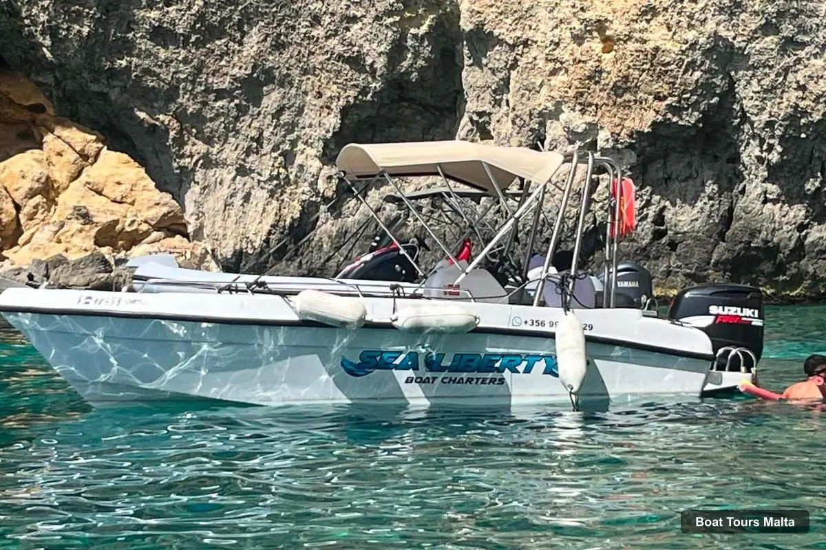 Malta Harbor Cruise – Comino Private Boat Tour With Wine&Snorkeling Stops (photo 4)