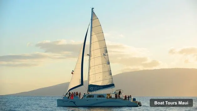 Boat Tours in Maui – Ma'alaea Catamaran Sunset Sail with Appetizers (photo 5)