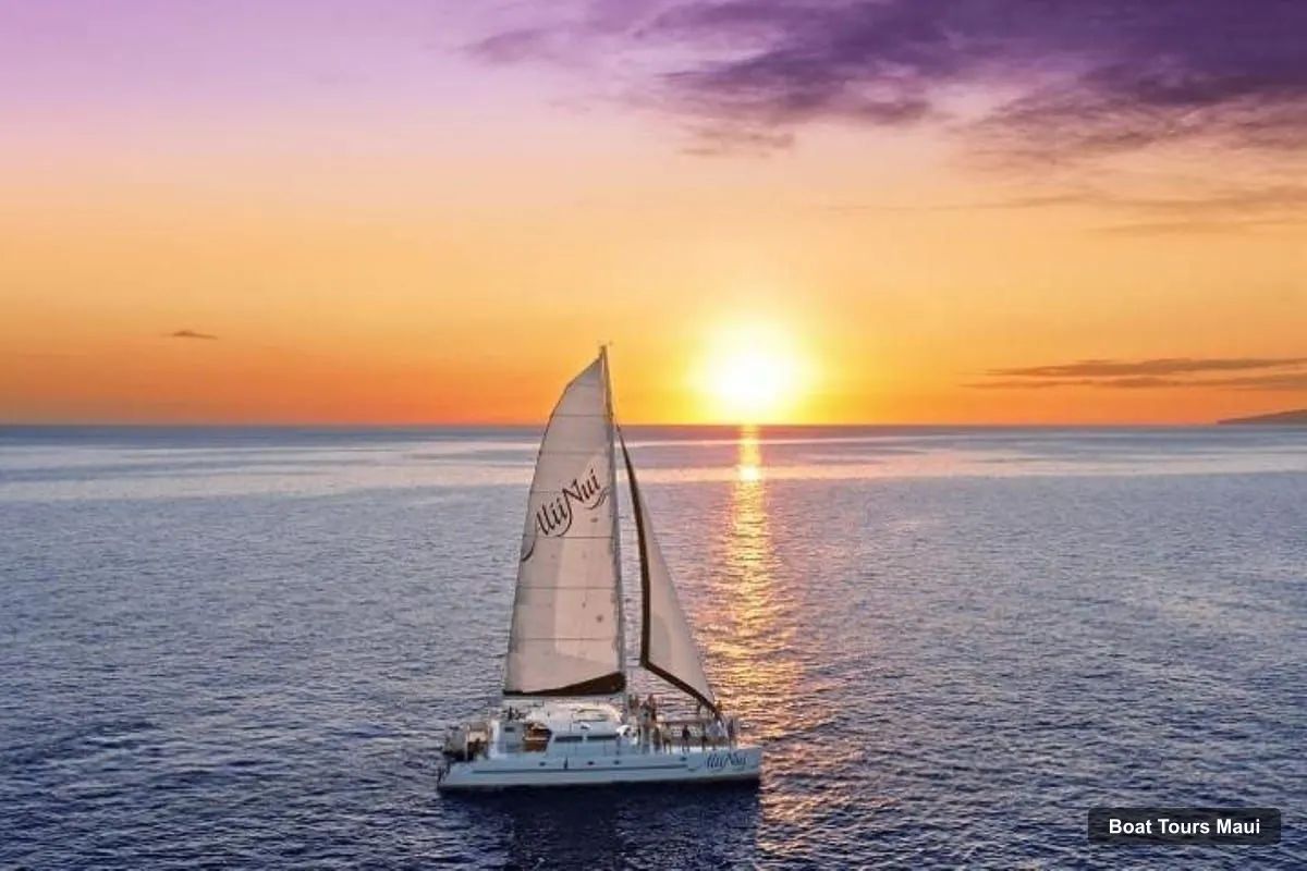 Maui Boat Trips – Alii Nui Luxury Catamaran Sunset Happy Hour Sail