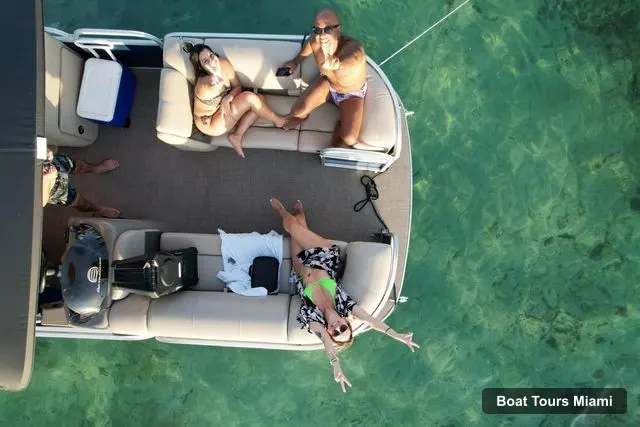 Miami Boat Trips – 2-Hour Private Pontoon Boat Rental from Hallandale