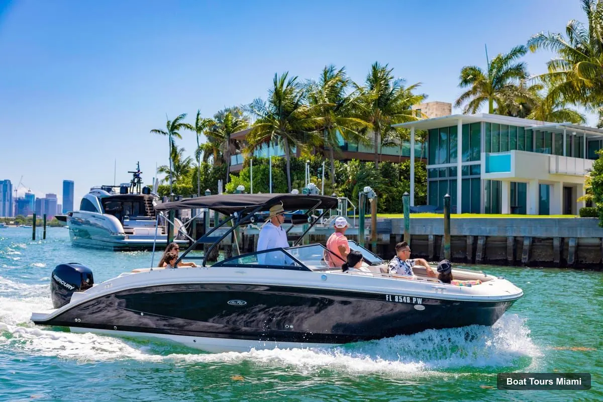 Boat Tours Miami – Miami Guided Private Boat Charter: Cruise, Swim & Explore (photo 2)