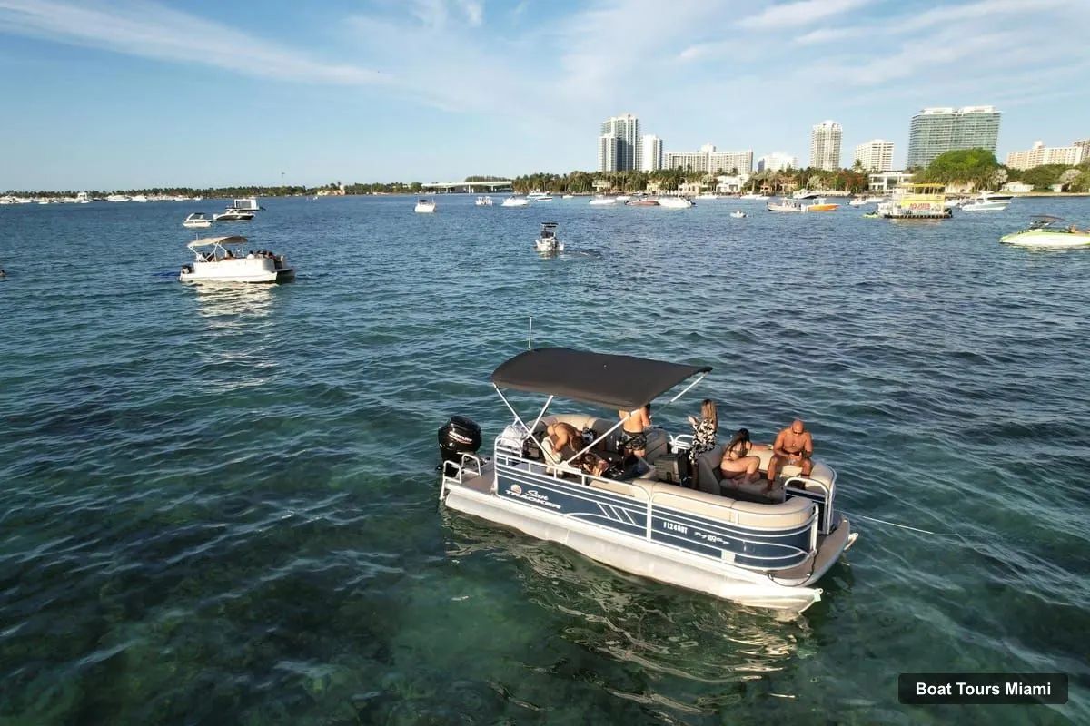 Miami Boat Trips – 2-Hour Private Pontoon Boat Rental from Hallandale (photo 2)