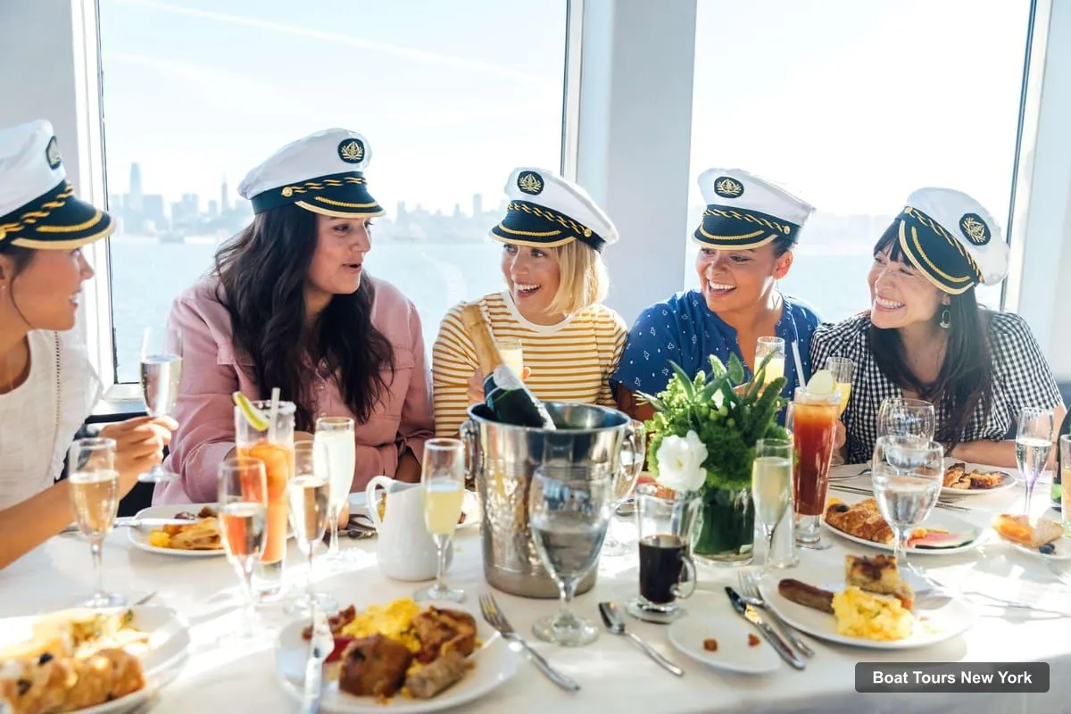 Boat Tours in New York – NYC: City Cruises Brunch, Lunch, or Dinner Buffet Cruise (photo 2)