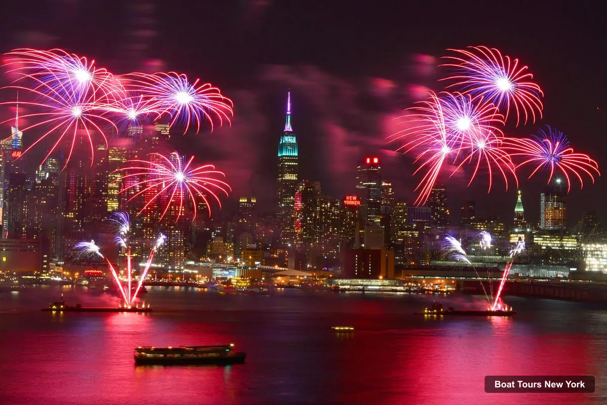 New York Boat Cruises – Circle Line: NYC New Year's Eve Fireworks Party Cruise (21+)