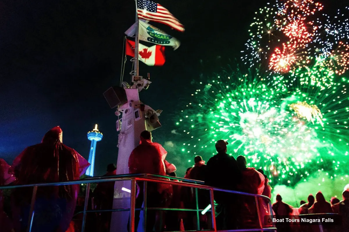 Niagara Falls Boat Cruises – Evening Fireworks Cruise