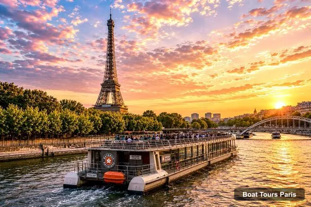 Paris Boat Cruises – Seine Cruise from the Eiffel Tower & Crepe Tasting