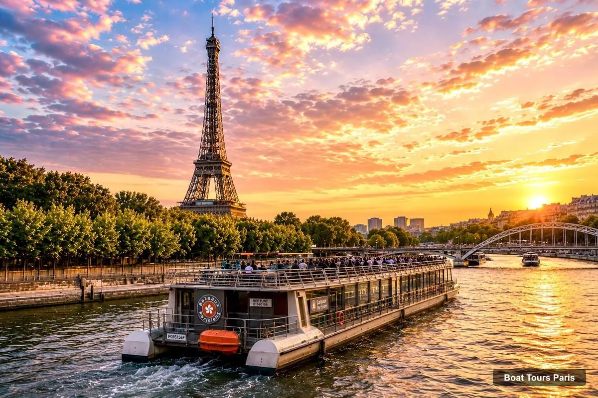 Paris Boat Cruises – Seine Cruise from the Eiffel Tower & Crepe Tasting