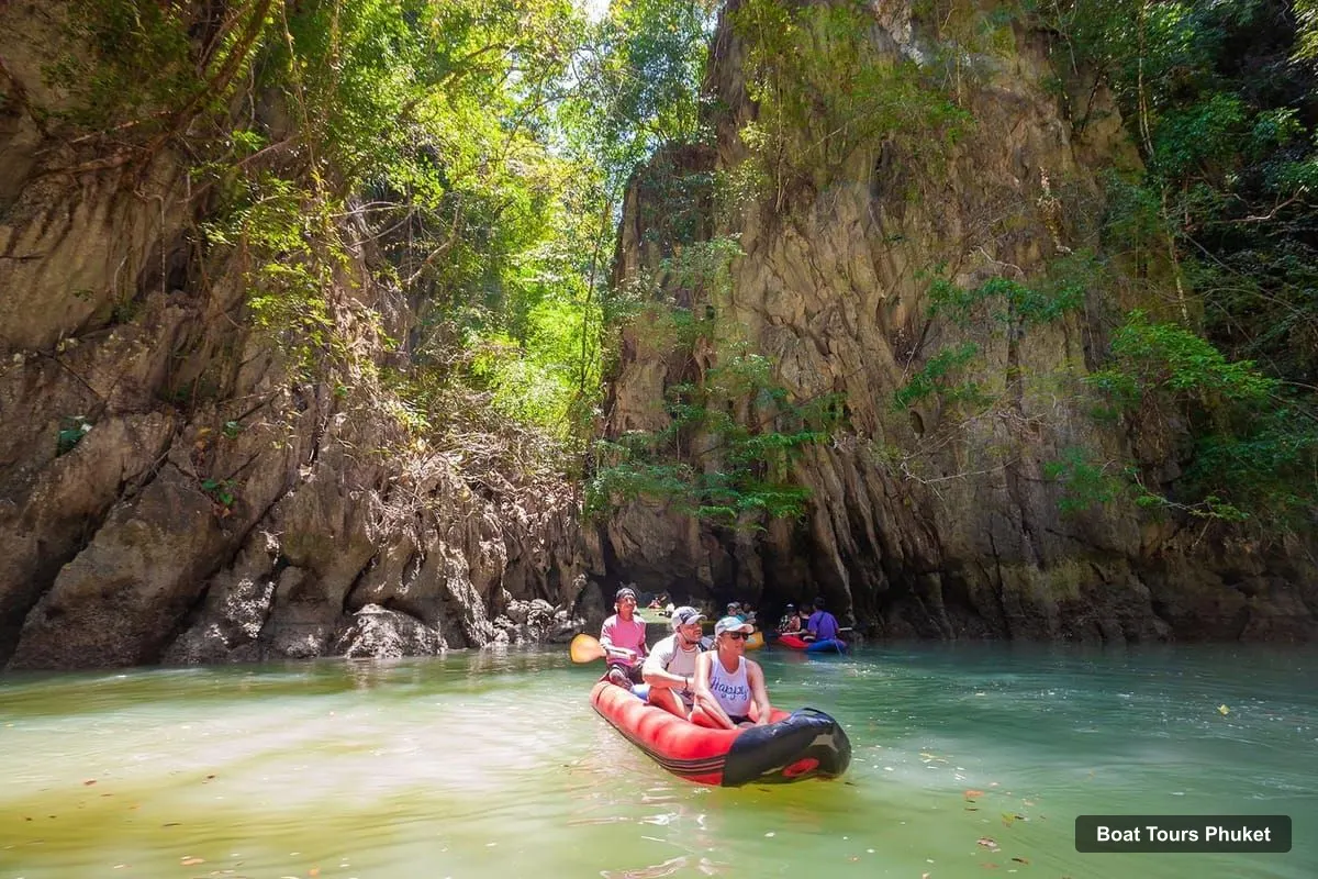 Boat Tours Phuket – Phang Nga Bay and Canoeing Tour by Big Boat (photo 2)