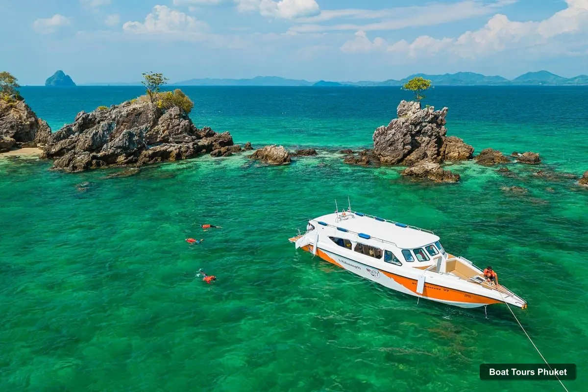 Phuket Boat Trips – 3 Khai Islands Relax & Snorkeling Half/Full Day Tour