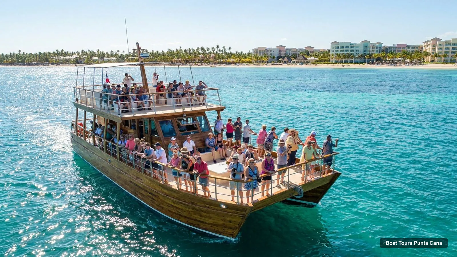 Boat Tours Punta Cana – sightseeing boat on the water near Downtown Punta Cana