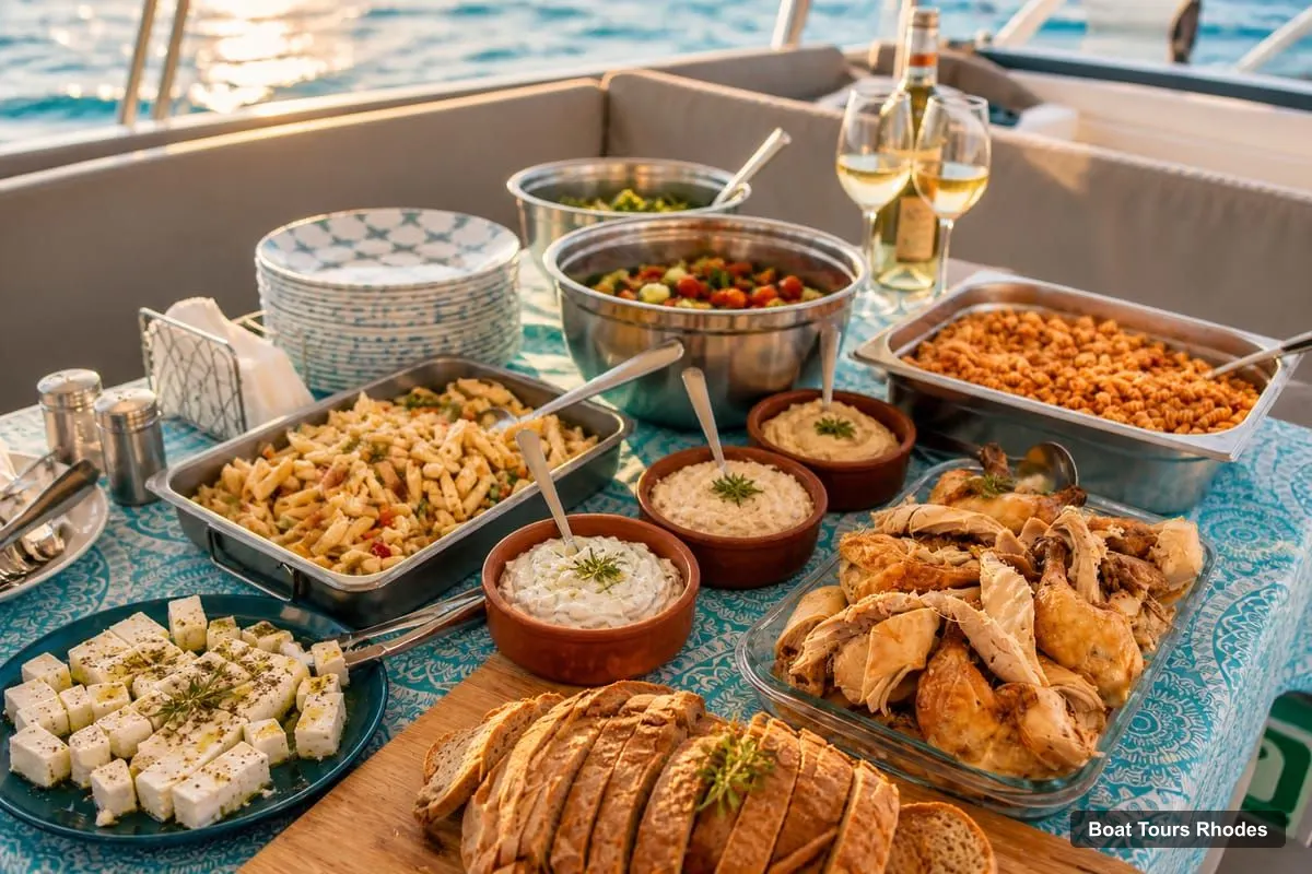 Boat Tours Rhodes – All-Inclusive Catamaran Cruise with Lunch and Drinks (photo 2)
