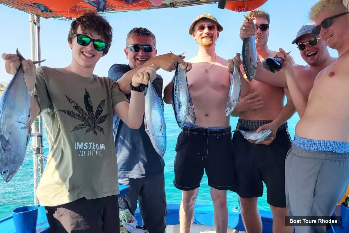 Boat Tours Rhodes – Fishing Trip, Snorkelling, BBQ, & Professional Guide (photo 5)