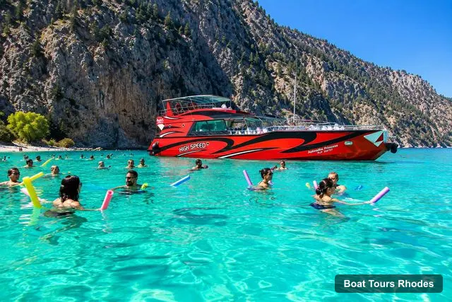 Boat Tours Rhodes – High-Speed Boat to Symi Island & Saint George's Bay