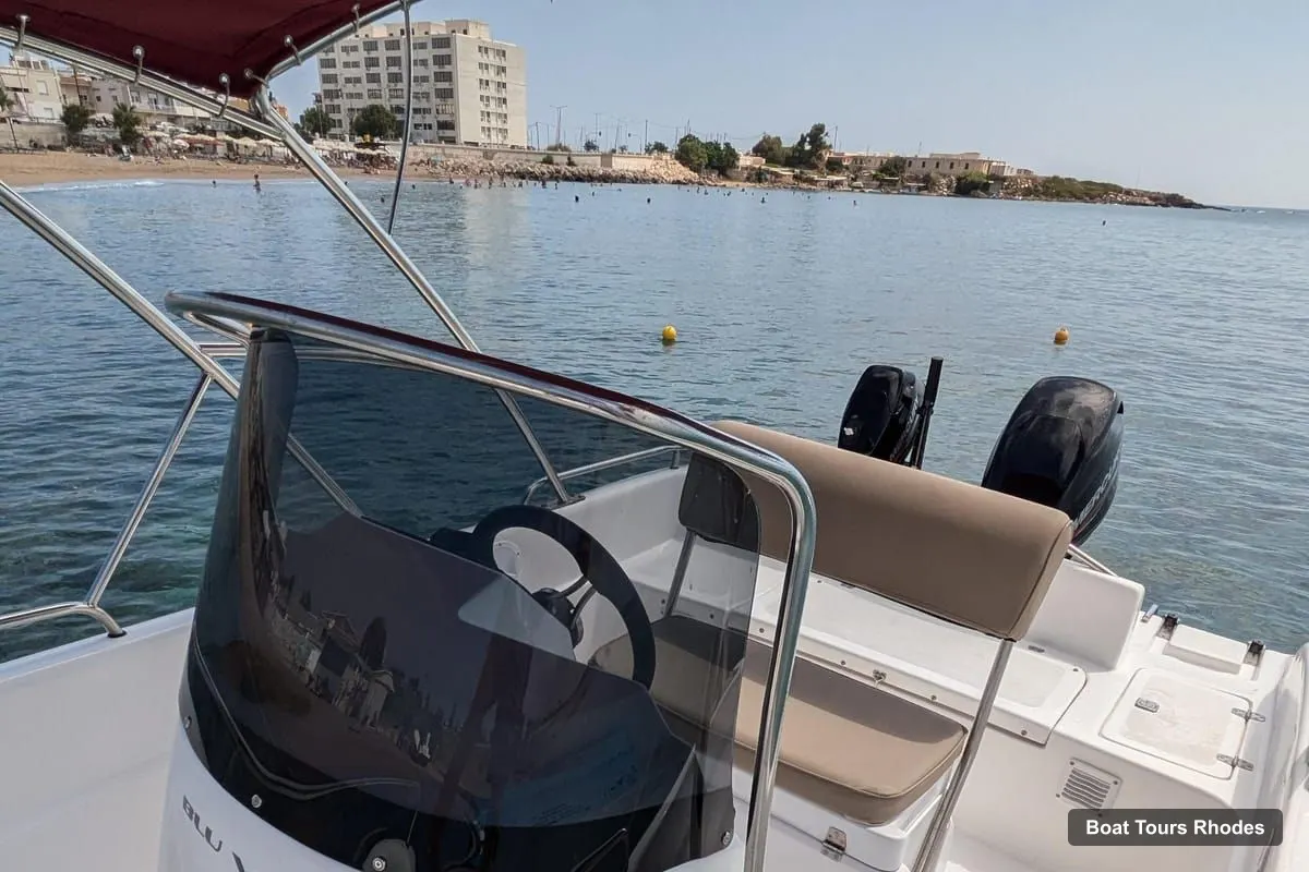 Boat Tours Rhodes – Licence-Free Private Boat Rental (photo 3)
