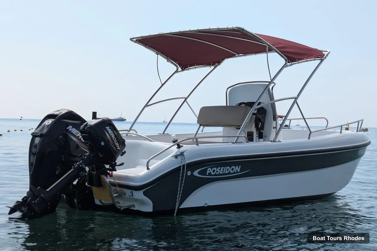 Boat Tours Rhodes – Licence-Free Private Boat Rental (photo 4)