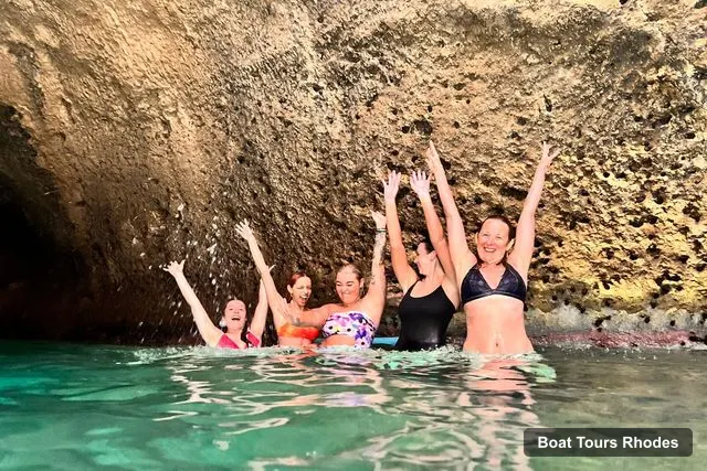 Rhodes Boat Trips – Snorkeling Cruise to Anthony Quinn Bay & Sea Caves