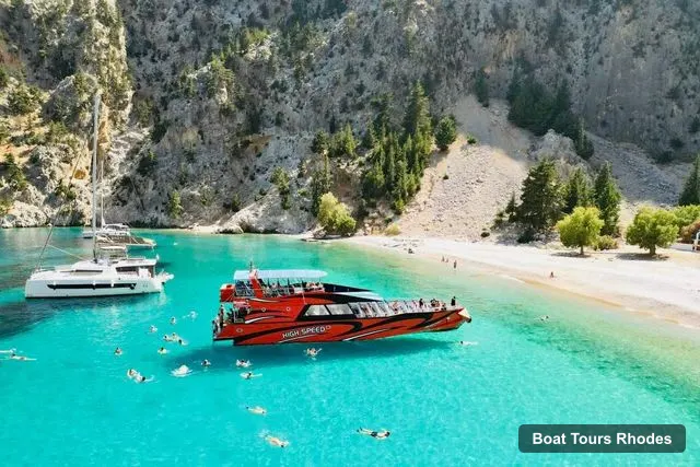 Rhodes Boat Trips – Cruise to Symi & St George's Bay with Hotel Transfer