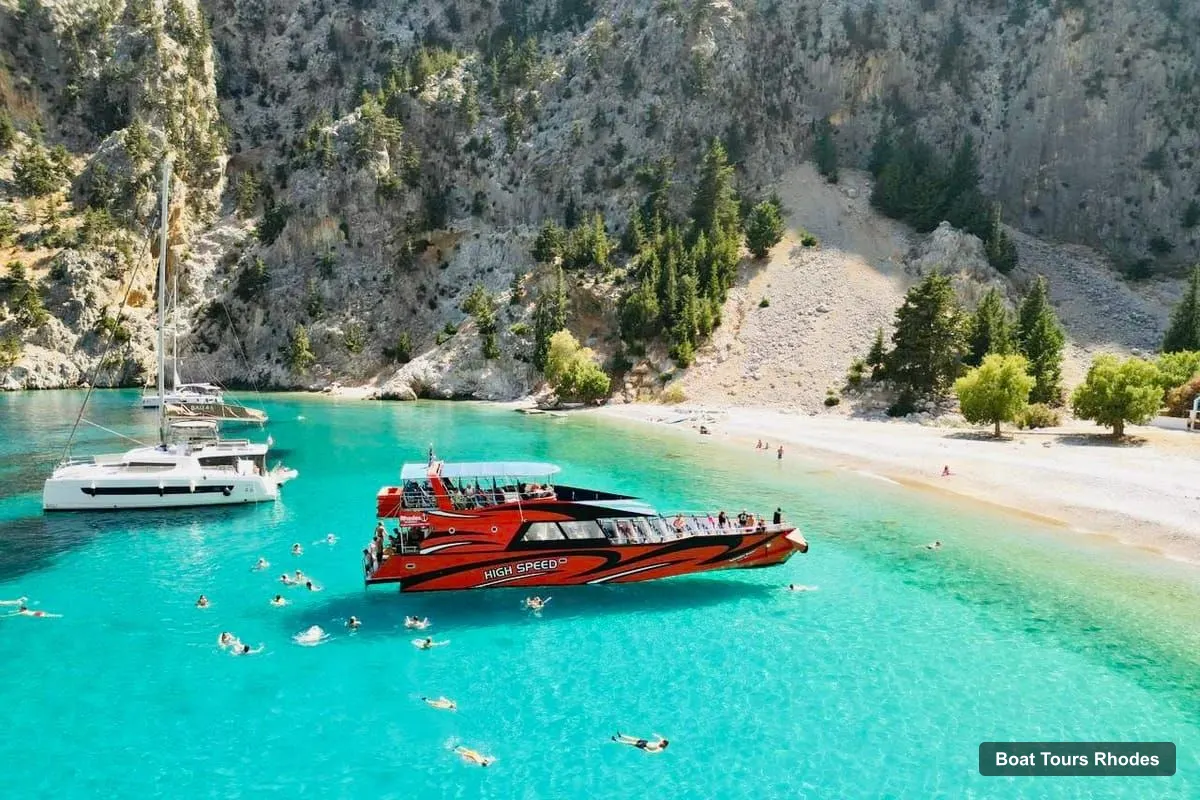 Rhodes Boat Trips – Cruise to Symi & St George's Bay with Hotel Transfer