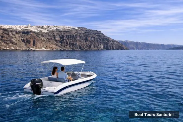 Santorini Boat Trips – Half-Day Boat Rental, No License Required