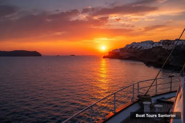 Santorini Boat Cruises – Santorini Volcano & Sunset Caldera Cruise