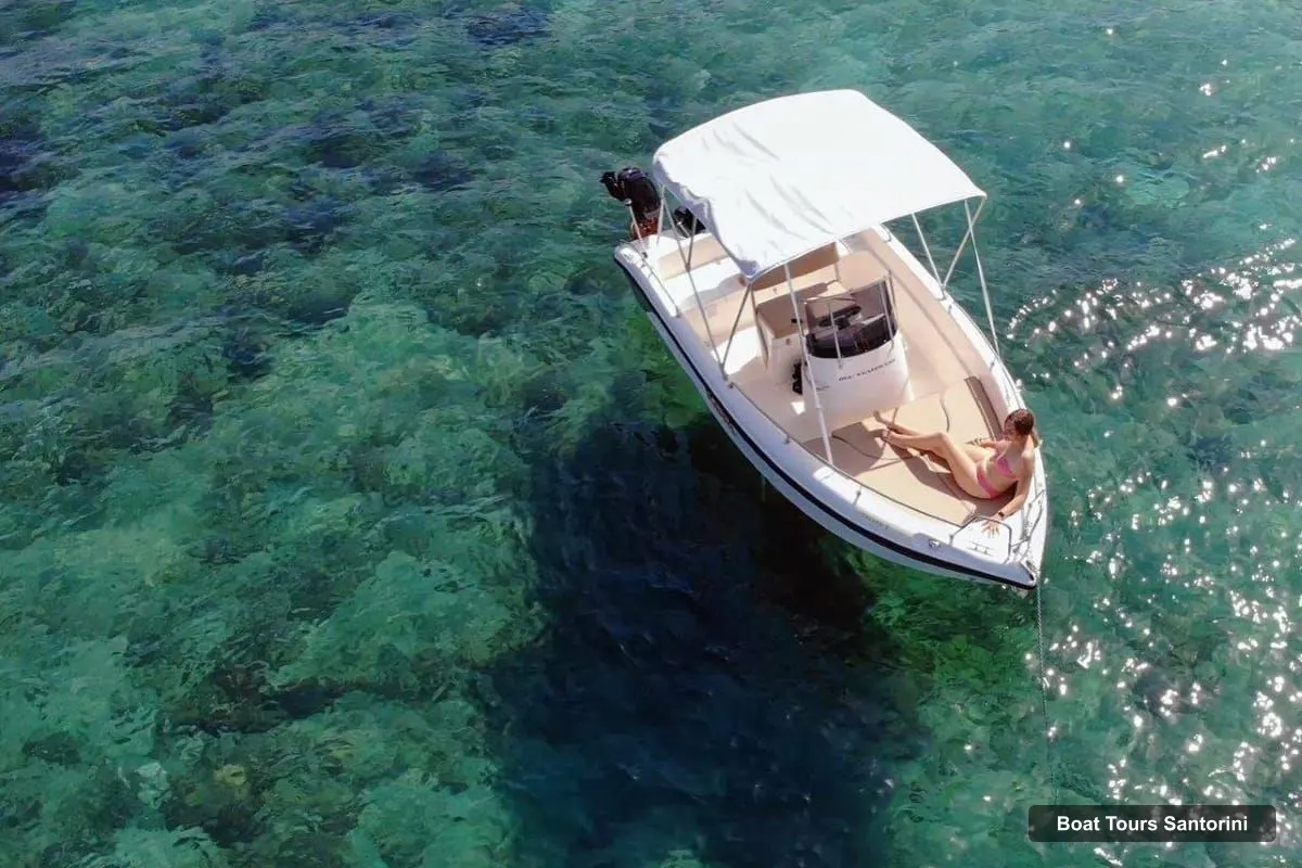 Santorini Boat Trips – Half-Day Boat Rental, No License Required (photo 5)