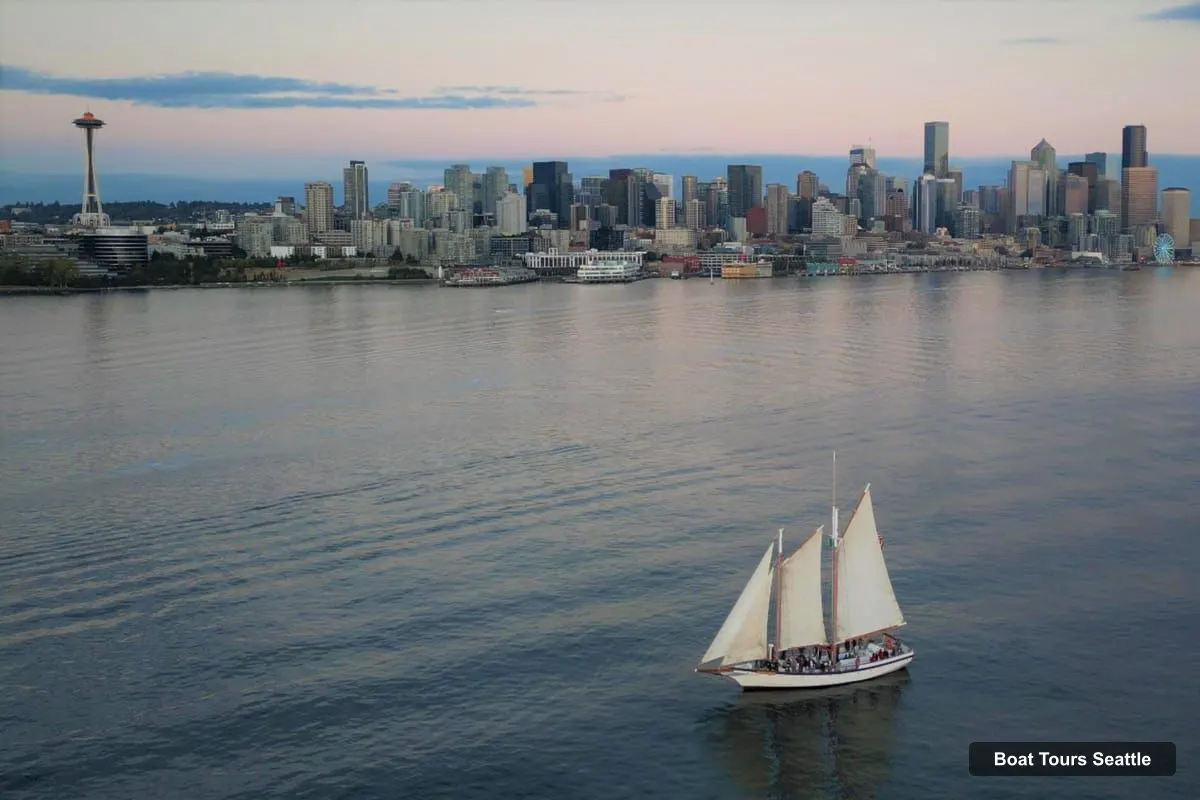 Seattle Boat Cruises – Tall Sailboat Sunset Harbor Cruise (photo 3)