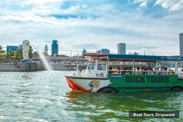 Boat Tours in Singapore – Guided City Tour by Amphibious Duck Boat