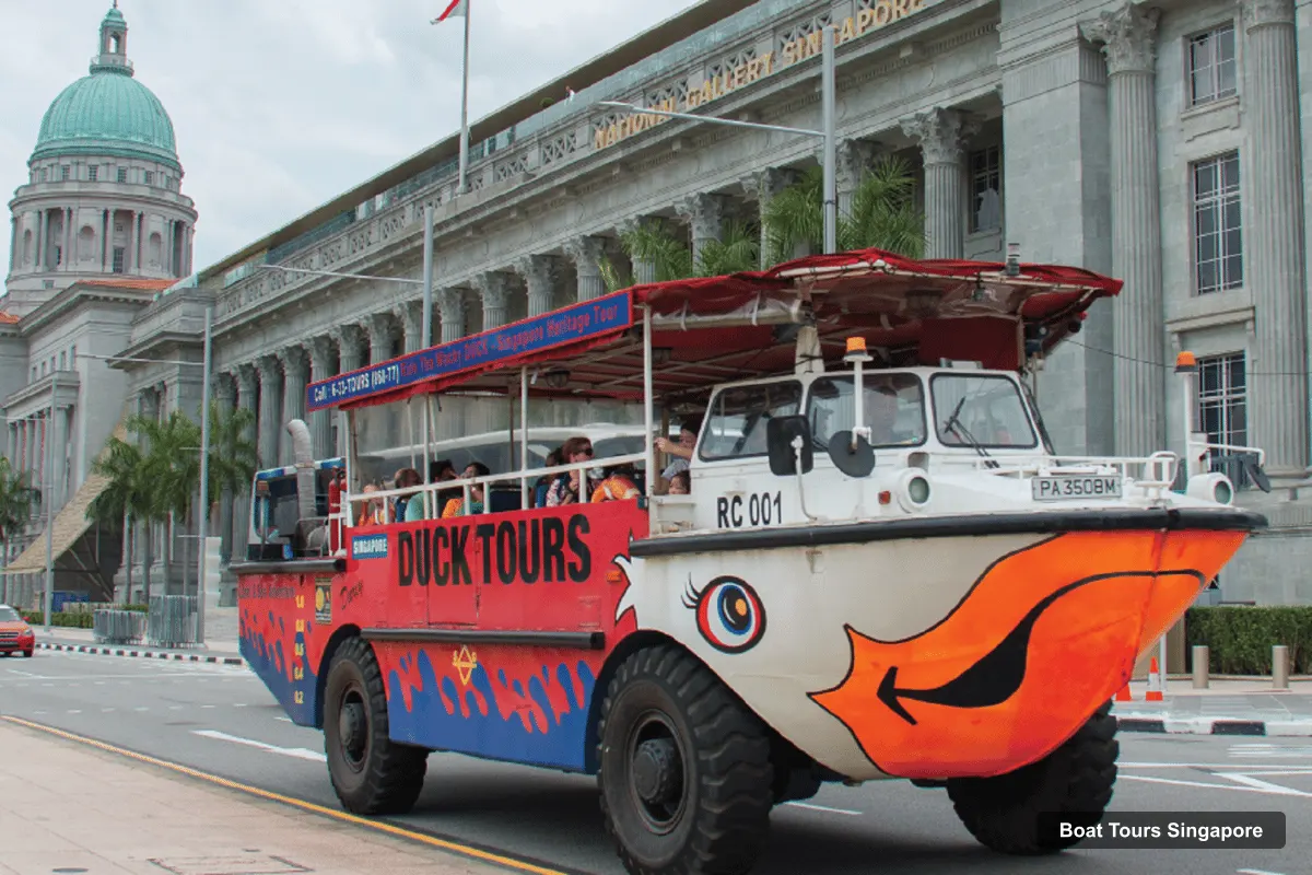 Boat Tours in Singapore – Guided City Tour by Amphibious Duck Boat (photo 3)
