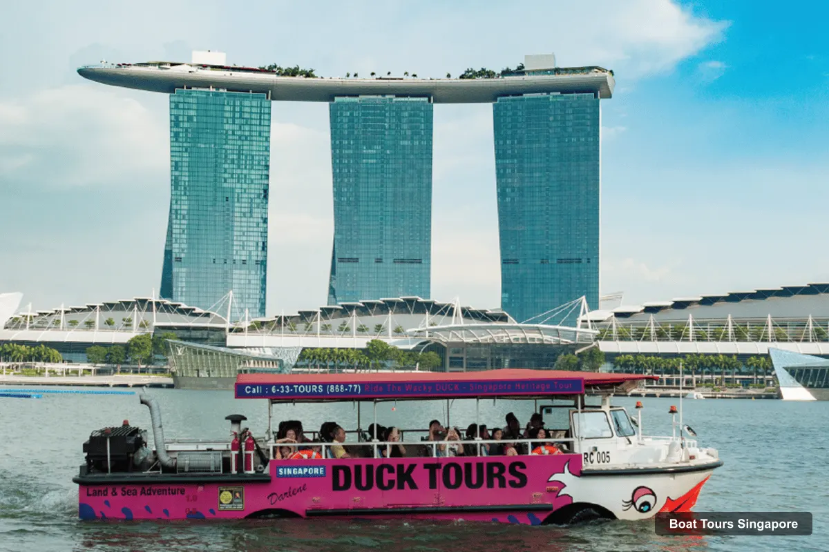 Boat Tours in Singapore – Guided City Tour by Amphibious Duck Boat (photo 4)