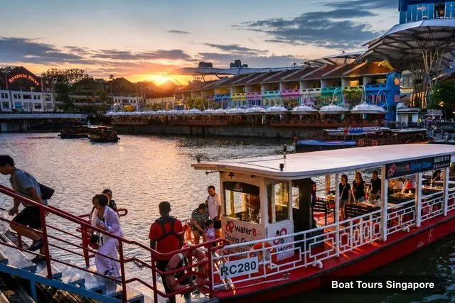 Boat Tours Singapore – Singapore by Night River Boat Tour with Dinner