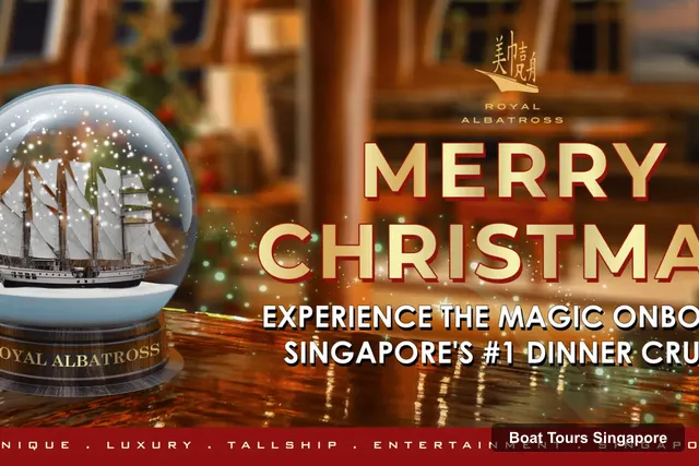 Singapore Boat Trips – Christmas Dinner Cruise on Royal Albatross