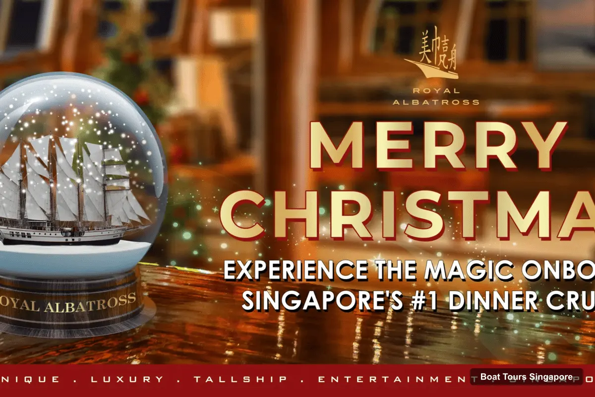 Singapore Boat Trips – Christmas Dinner Cruise on Royal Albatross