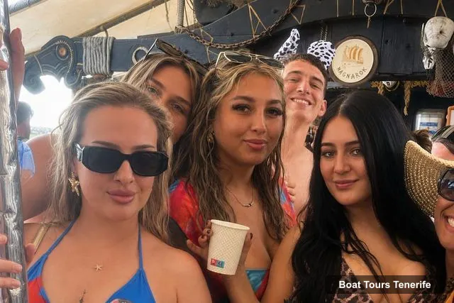 Boat Tours in Tenerife – Boat Party with Unlimited Drinks, DJ, Swim Stop