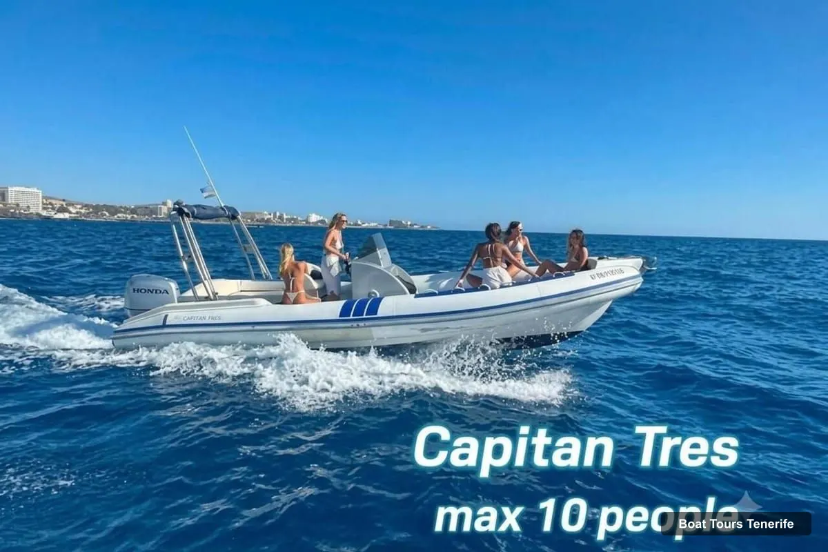 Boat Tours in Tenerife &ndash; Boat rental with skipper, max. 10 people