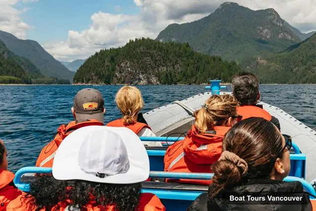 Boat Tours Vancouver – Indian Arm and Granite Falls Zodiac Boat Tour
