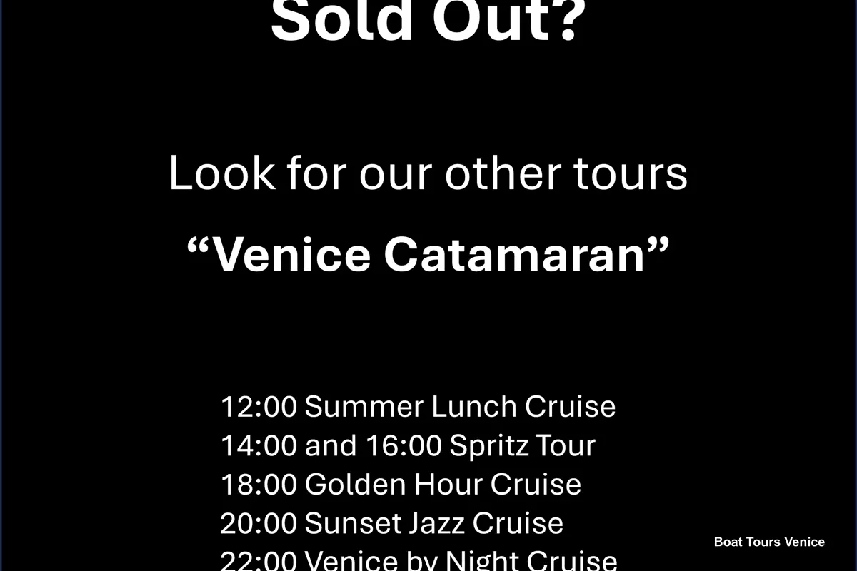 Boat Tours Venice – Catamaran Sunset Jazz Cruise with Aperitivo (photo 3)